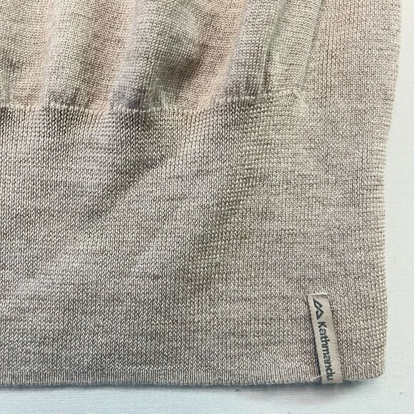 Kathmandu Jumper Womens Sz 10 Blue Merino Wool Long Sleeve V Neck Ribbed Sweater - Picture 5 of 8